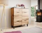 Cama sideboard LOTTA 110 4D wotan oak + mat black Comoda