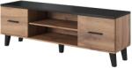  Cama TV stand LOTTA 160 2D2K wotan oak/mat black