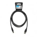 iBOX IKU2D USB cable 1.8 m USB 2.0 USB A USB B Black
