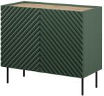  2D chest of drawers ONDA 98x45xH85 green Comoda