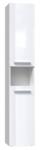  Bathroom cabinet NEL I 31x30x174 cm, white, glossy