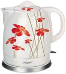 Maestro MR-066-RED FLOWERS electric kettle 1.5 L 1200 W Red, White Fierbator