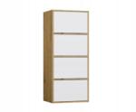  Alma Chest Of Drawers Artisan Oak/white Comoda