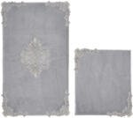 L' essentiel Maison Bathmat Set (2 Pieces) Grey Cot-Klzt5-34 (394ANR1511)