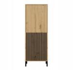  Kamaro 2dk Slim/gł Oak Artisan Display Cabinet Raft