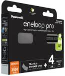  Rechargeable batteries PANASONIC ENELOOP PRO AA 2500 mAh 4 szt + case (BK-3HCDE/4CP+CASE) Baterie reincarcabila