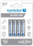  Rechargeable batteries everActive Ni-MH R03 AAA 800 mAh Silver Line Baterie reincarcabila