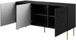  HOLE chest 152x42.5x74.5 cm matte black Comoda