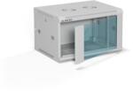 ALANTEC 19" 6U 600x450 wall-mounted cabinet, grey
