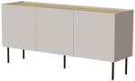 Cama FELLINI chest of drawers 150x40x70 cashmere + oiled oak top Comoda