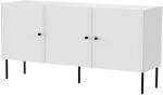  3D chest of drawers PALAZZO BIS 151x40x75 white matt Comoda