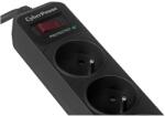  CyberPower Tracer III B0620SC0-FR surge protector 6 AC outlet(s) 200 - 250 V 1.8 m Black