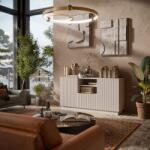 Cama LIVERTI chest of drawers 150x42x78 cashmere Comoda