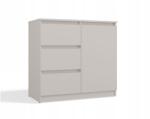  Chest Of Drawers 1 Door 3 Drawers Colour Cashmere Comoda