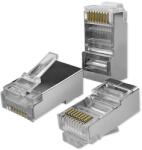 Qoltec 54556 RJ45 modular connector | CAT6 | FTP |Gold-plated contacts | 100 pieces