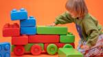 Marioinex ‘brick’ building blocks + 2 wheels, 30 pieces