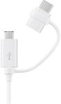 Samsung EP-DG930 USB cable 1.5 m USB 2.0 USB A USB C/Micro-USB B White
