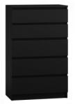 Topeshop M5 CZERŃ chest of drawers Comoda