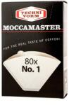Moccamaster Paper coffee filters Nr 1 disposable 80 pc(s)