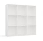  MALAX 3x3 H WHITE SHELVING UNIT Raft