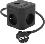 Kerg Smart - 3-socket Power Strip + Usb-a+usb-c Charger 1.5m 3×1.5mm2 H05vv-f 16a/250v - elektroshock - 124,10 RON