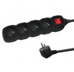Esperanza ELK212K Power strip 4GN/1, 5M Black