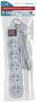 Esperanza ELK214W power extension 1.5 m 5 AC outlet(s) Indoor White