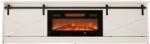  RTV GRANERO + fireplace cabinet 200x56.7x35 white/gloss white