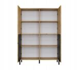  Kamaro 4dk Slim/gł Oak Artisan Display Cabinet Raft