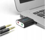 Vention USB External Sound Card Black Metal Type