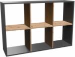 Topeshop MALAX 2X3 ANT/ART living room bookcase Raft