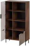  Cama 4 ALMERA bookcase 90x42x165 walnut/cashmere Raft
