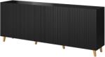 Cama Commode PAFOS 200x42x82 Black matt Comoda