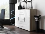 Cama living room sideboard UNI sonoma oak/white gloss Comoda