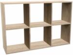 Topeshop MALAX 2X3 SONOMA living room bookcase Raft