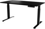  Desk with electric height adjustment MOON LONG 150x80x72-120 black