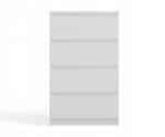  M4/60 Malwa Chest Of Drawers 4 Drawers White Comoda