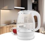 Maestro MR-063-WHITE Glass Electric Kettle 1.7 L White Fierbator