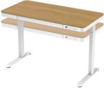  Activejet desk with electric height adjustment 140x70 ET119W-C white/oak
