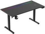 Huzaro Hero 8.7 RGB Electric Gaming Desk - Black