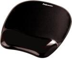 Fellowes CRYSTAL mouse and wrist pad gel, black Mouse pad
