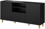 Cama Commode PAFOS 150x42x82 Black matt Comoda