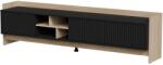  Cama RTV PORTO 3D cabinet 190x38x50 oak/black