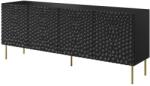  HOLE chest 190x40.5x74.5 cm matte black Comoda