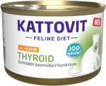 KATTOVIT 24x85g Kattovit Feline Diet Thyroid csirke nedves macskatáp