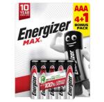 Energizer MAX tartós elem AAA, alkáli, 5db/csomag E303326200 (E303326200)