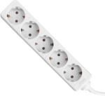 TED Electric Prelungitor 5 prize Schuko, 3 m, cablu 3x1, 5 mm2, 16A/3680W, alb, TED Electric TED001900 (A0113213)