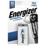 Energizer ULTIMATE LITHIUM tartós elem 6LR61, lítium, 1db/csomag E301535000 (E301535000)