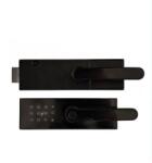 Smartpass Yală Smart pentru Ușă de Sticlă cu Amprentă, PIN, Card RFID, Bluetooth, WiFi și Cheie, Negru, SMP-GLASGOW-BL (SMP-GLASGOW-BL)