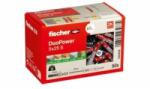Fischer Dübel DUOPOWER 5x25 S LD (hellgrau/rot, 50 Stück, mit Schraube)